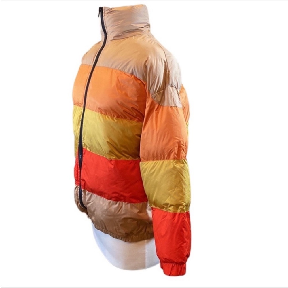 Color Block Puffer Jacket - Picture 4 of 7